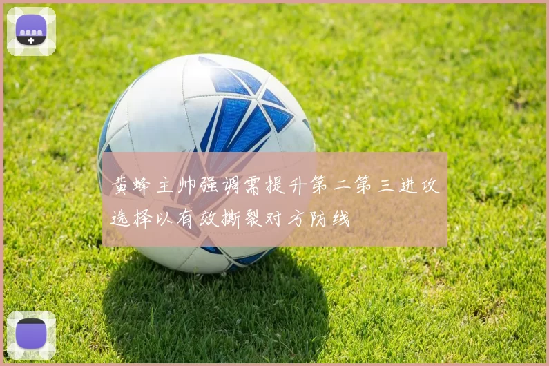 黄蜂主帅强调需提升第二第三进攻选择以有效撕裂对方防线